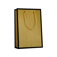Toptan Karton Çanta 26x40x8 Mat Altın