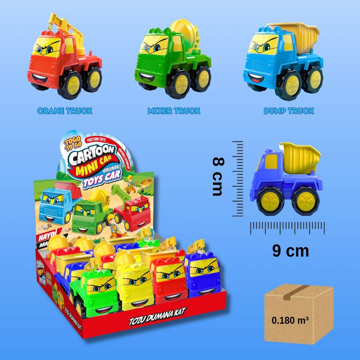 Toptan sevimli İş Makinaları Seti