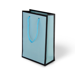 Toptan Karton Çanta 26x40x8 Mat Ada Mavisi