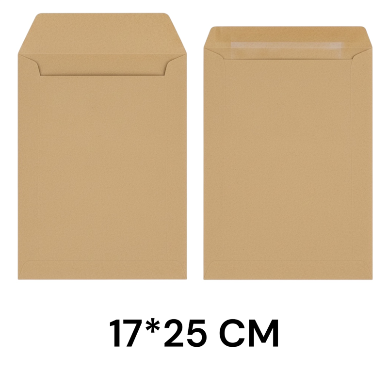 Toptan 17x25 Cm Kraft Torba Zarf
