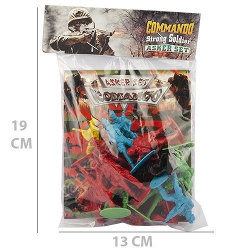 Toptan Poşetli Asker Seti