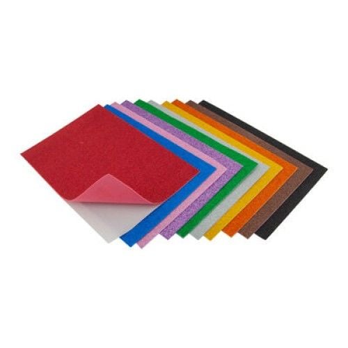 Toptan Karışık Renk Yapışkanlı Simli Eva 50*70