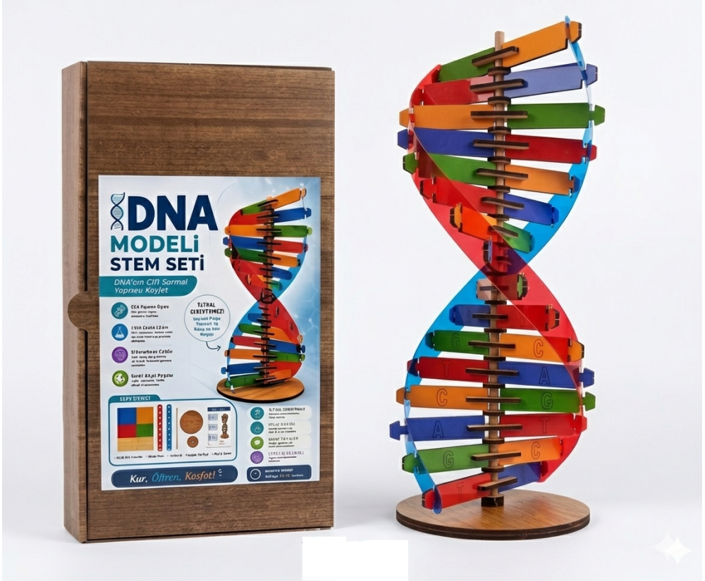 Toptan DNA Modeli Yapım Seti Ahşap