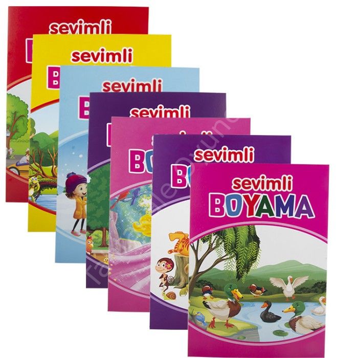 Toptan Sevimli Boyama Kitabı