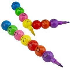 Gülen Yüzlü Yumurtlayan Boya Kalem 4lü