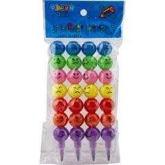 Gülen Yüzlü Yumurtlayan Boya Kalem 4lü