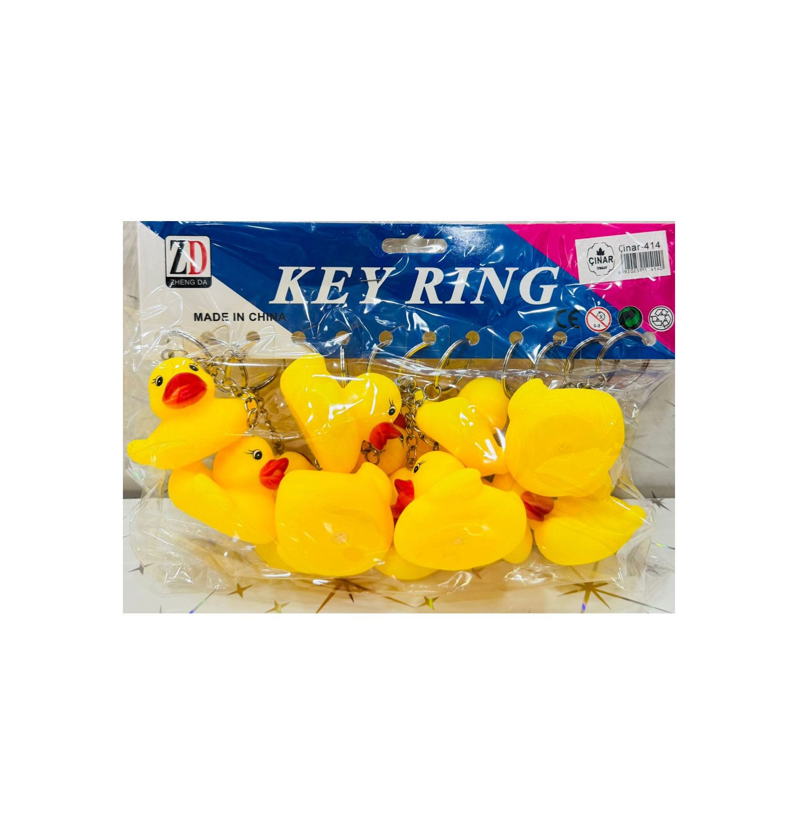 Toptan Öten Ördek Anahtarlık