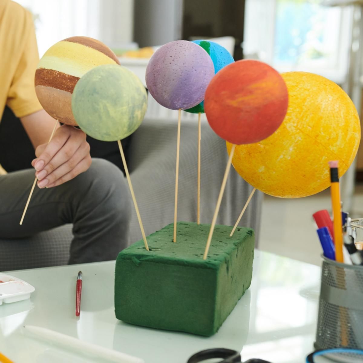 Toptan Strafor Köpük Top 8 cm