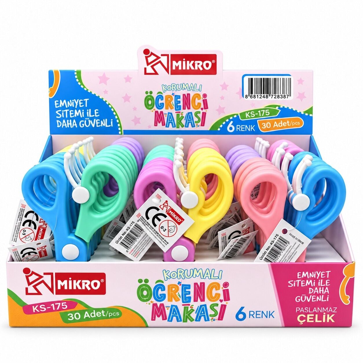 Toptan Mikro Ks-175 Standlı Korumalı Makas