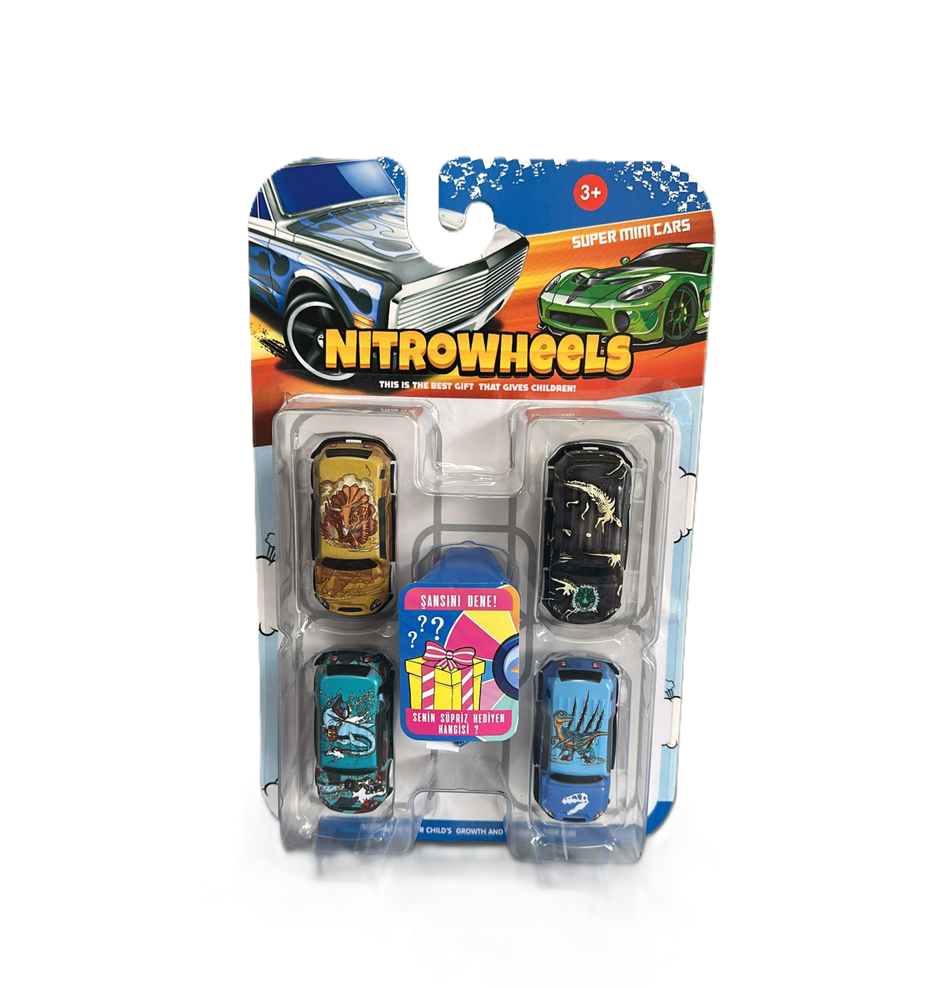 Toptan Nitrowheells Çek Bırak Araba ve Sürpriz Kutulu Set