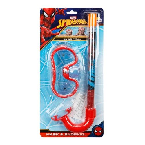 Toptan Spiderman Maske Şnorkel Yüzme Seti