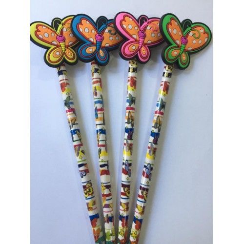 Toptan Kelebek Başlıklı Kurşun Kalem