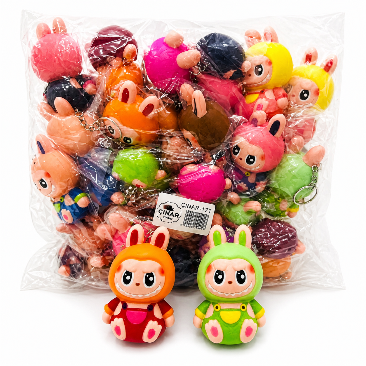 Toptan Labubu Squishy Anahtarlık